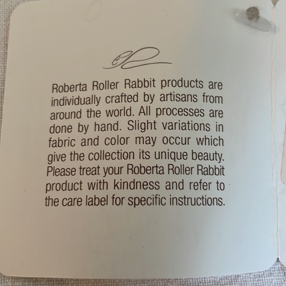 2 Roberta Roller Rabbit Big pillow covers 22x22 - Picture 4 of 5